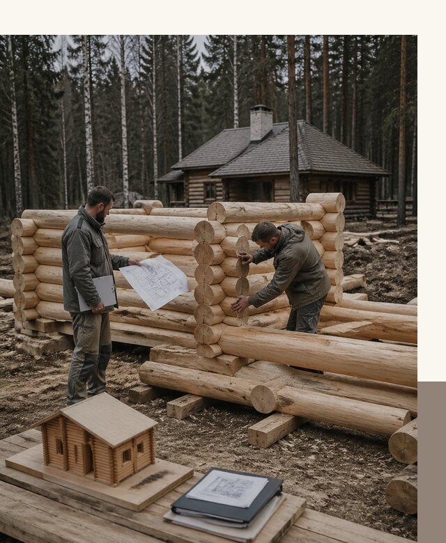 Проектирование и строительство домов из бревна в Дальнереченске